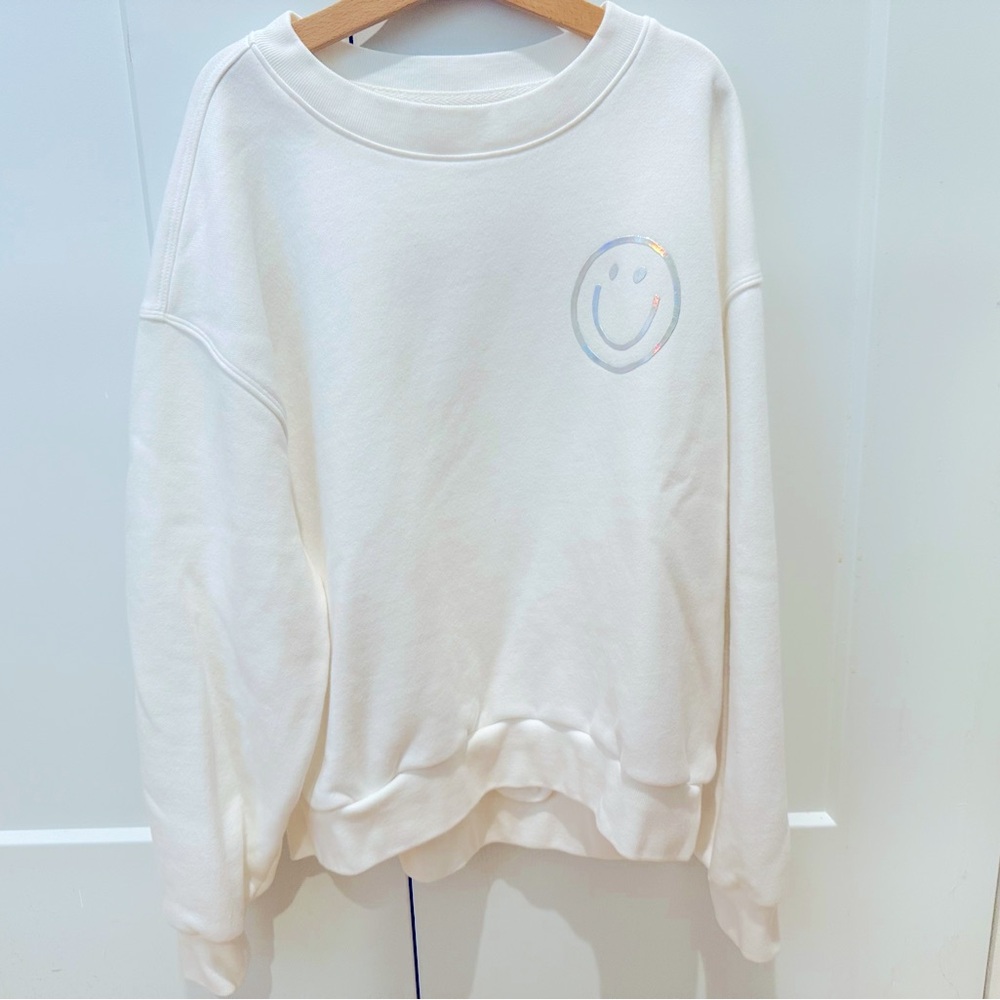 NEW Gap Kids Smiley Face Sweatshirt XL/12